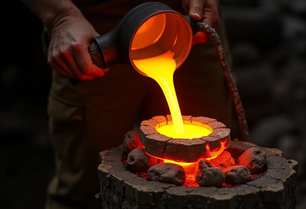 Molten lead
